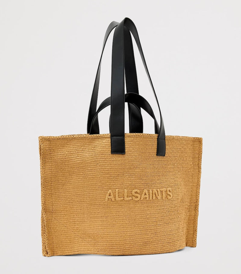 AllSaints Lutece reversible paper tote bag (British brand)
