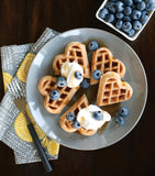 Nordic Ware Sweetheart waffle pan 22cm, imported from the UK