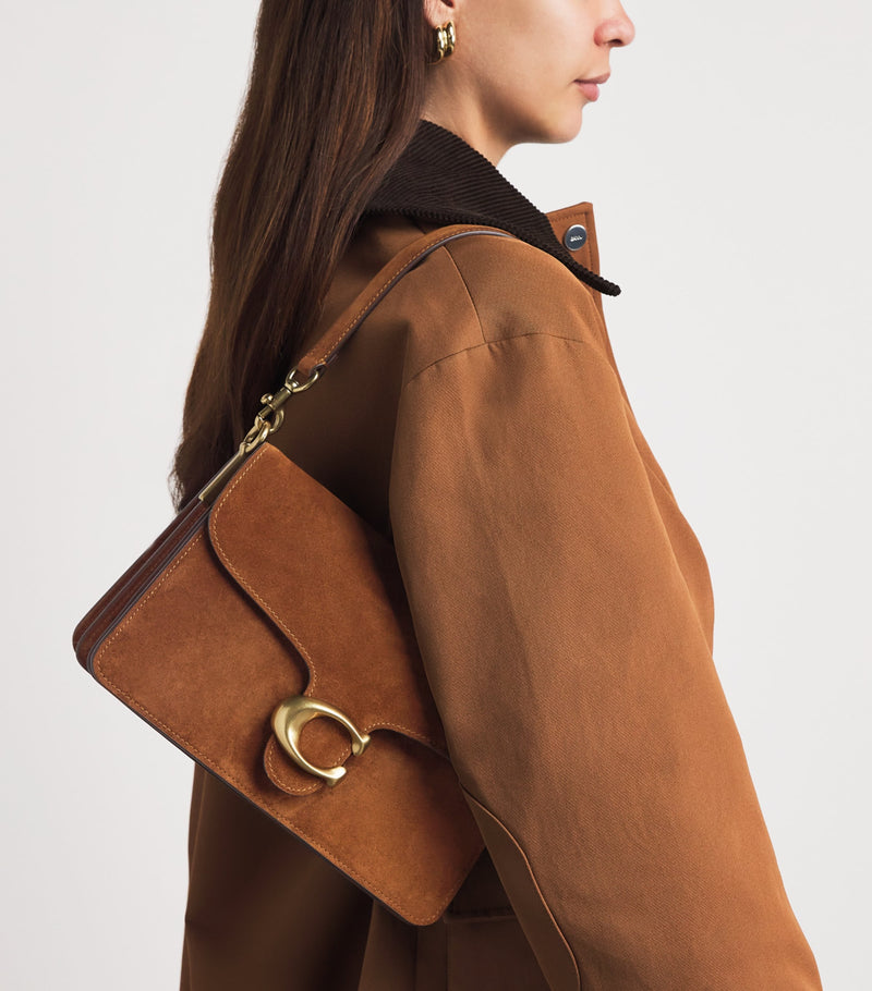 Coach Suede Tabby 30 shoulder bag, imported from the UK