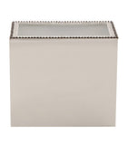 ZODIAC crystal embellished chrome-plated brush holder (British brand)