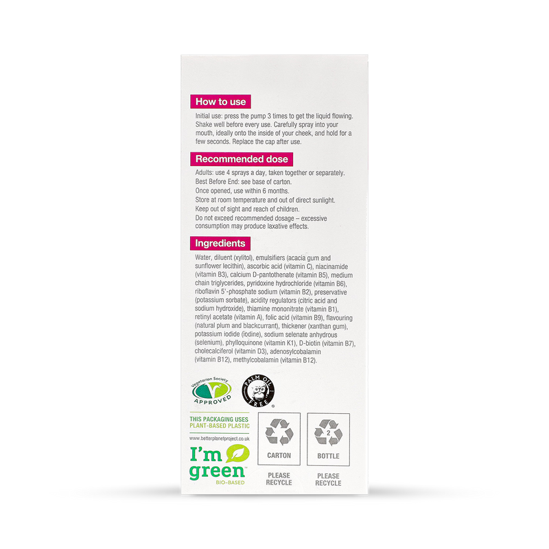 BetterYou MultiVit Oral Spray 25ml - British product