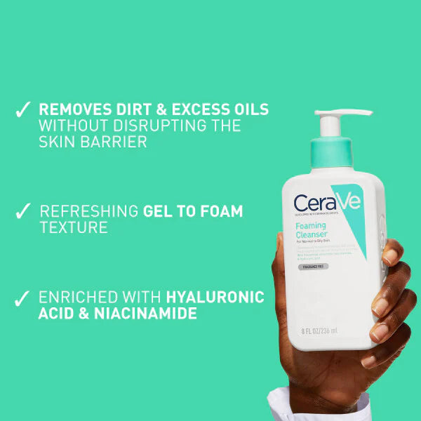 CeraVe Foaming Cleanser with Niacinamide 88ml - British product