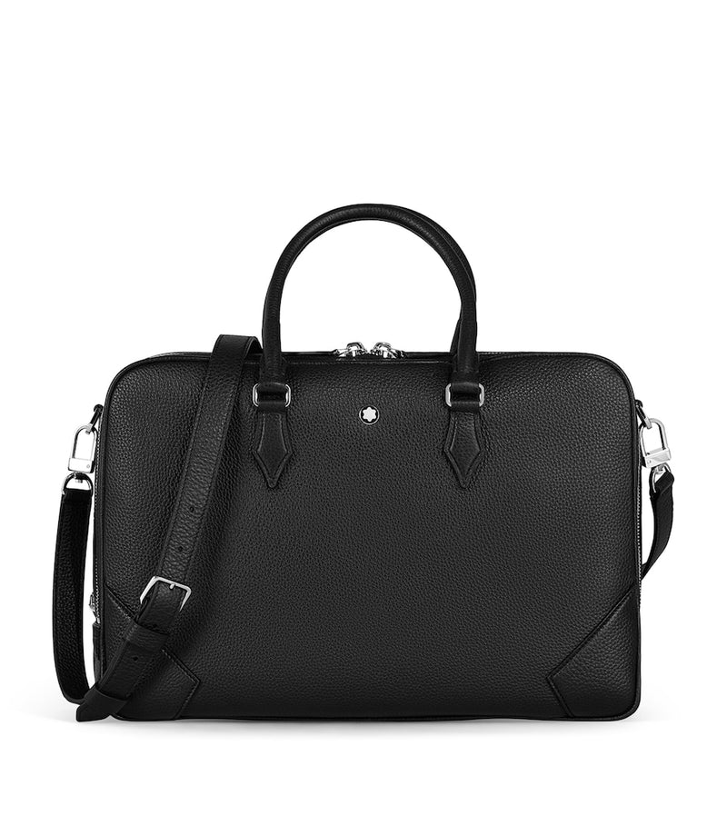 Montblanc large grained leather document case, imported from the UK
