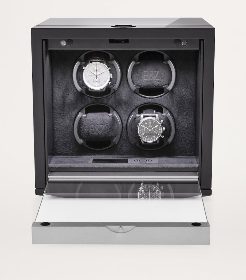 Buben & Zorweg Neo 6 gloss carbon watch winder, UK version