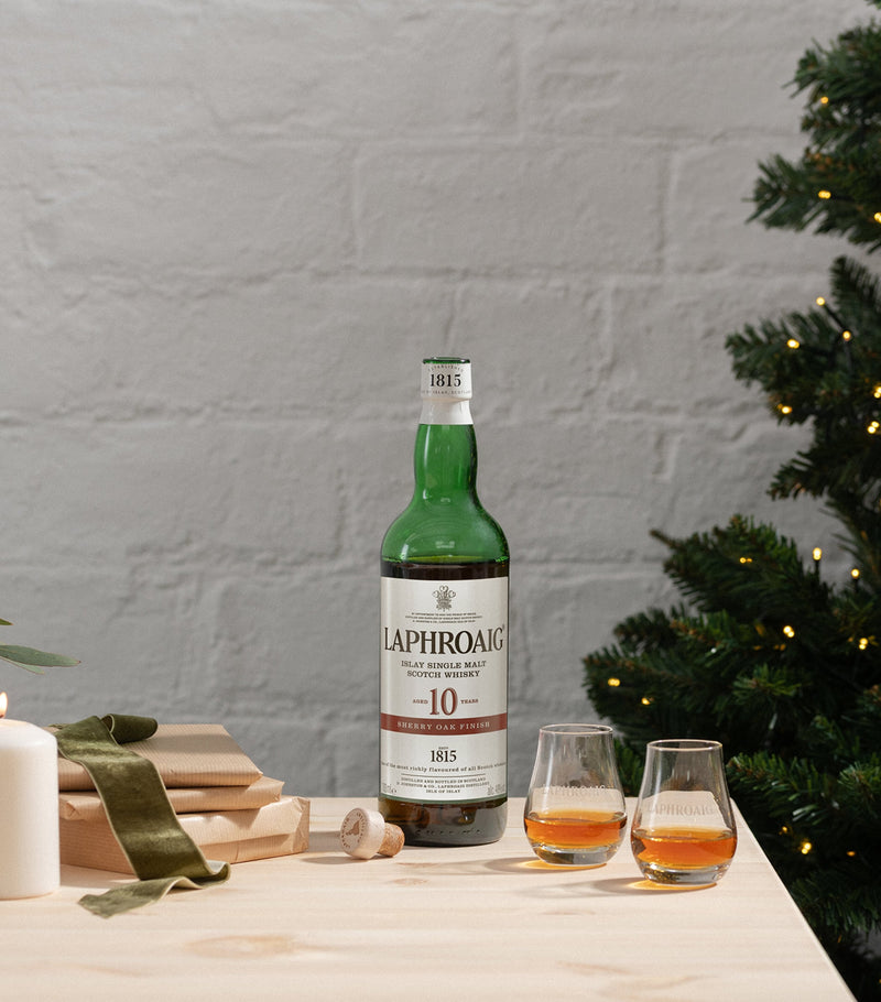 Laphroaig 10-Year-Old Sherry Oak Scotch Whisky 70cl, UK version