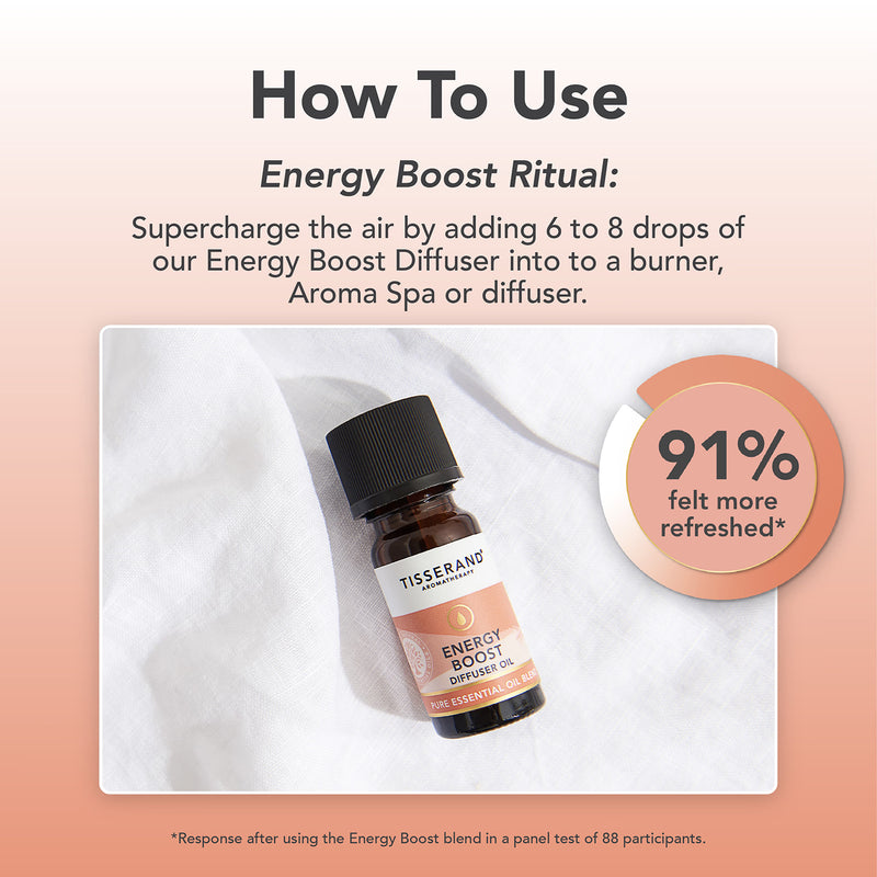 Tisserand Energy Boost Diffuser Oil 9ml (British brand)