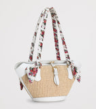 Dolce&Gabbana Raffia Capri Coppa shoulder bag, imported from the UK