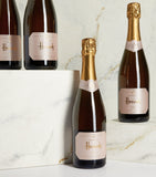 Harrods rosé champagne non-vintage case of 12 bottles (British brand)