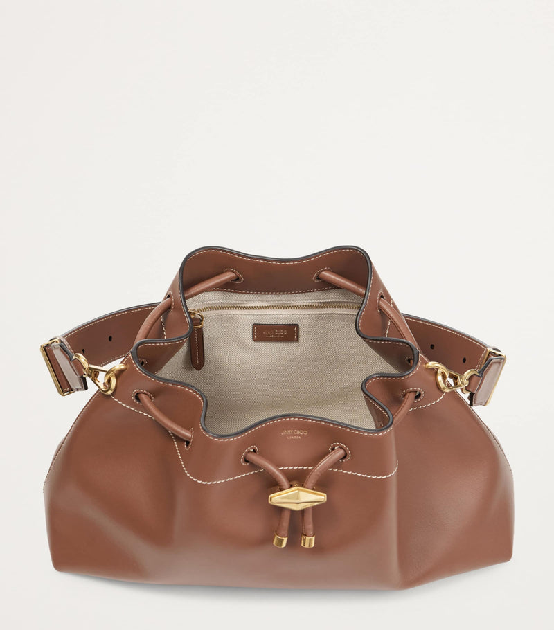 Jimmy Choo Cinch calfskin leather bucket bag - British product