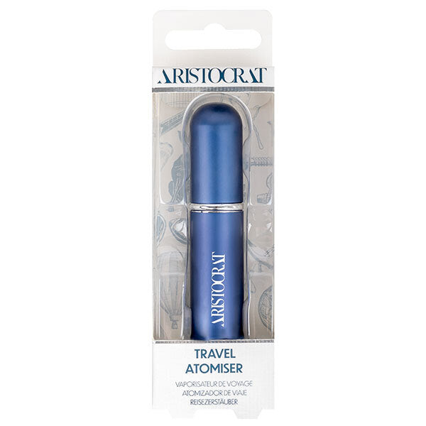 Aristocrat navy atomiser 4ml travel bottle - British product