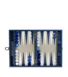 Hector Saxe leather backgammon set, UK version
