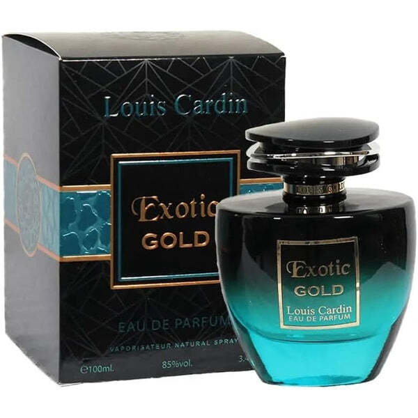 Louis Cardin Exotic Gold Perfume 100ml, imported from the UK