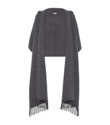 Harrods Brunello Cucinelli Wool-Cashmere Hooded Scarf 240cm x 50cm- Buy online at McGrocer