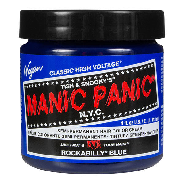 Manic Panic Rockabilly Blue Hair Dye 118ml, imported from the UK