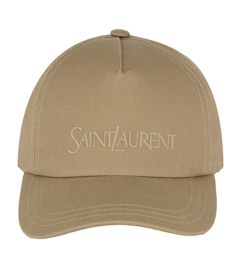 Saint Laurent baseball cap with tonal embroidered branding, UK version
