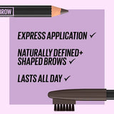 Maybelline Brow Shaping Pencil 04 Medium Brown, imported from the UK
