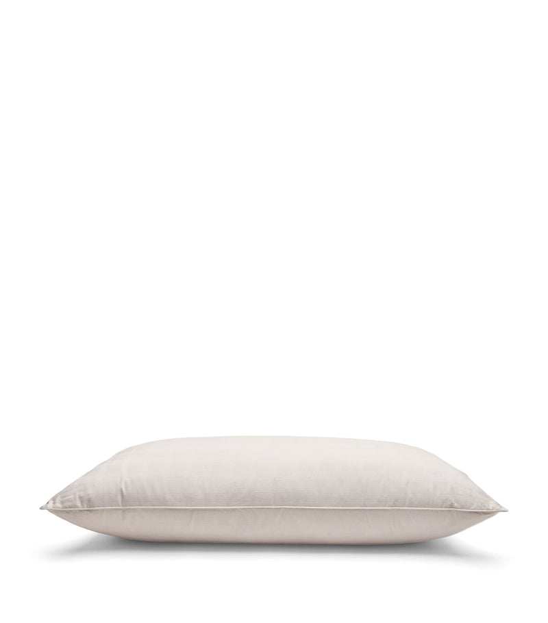 Vispring cotton down-filled pillow 90cm x 50cm (British brand)
