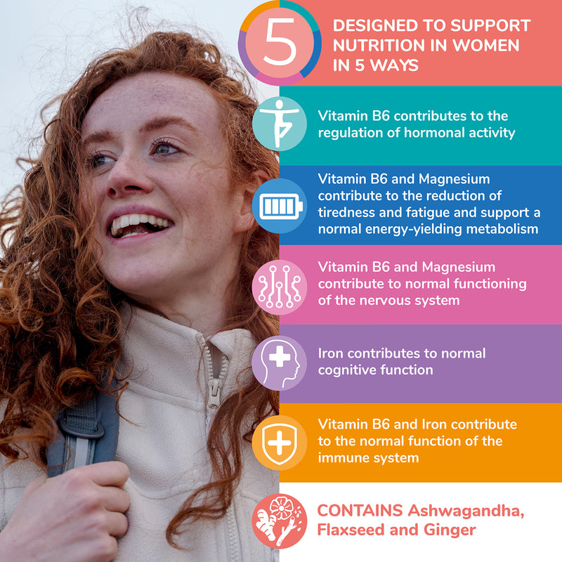 Health & Her Premenstrual supplement 60 capsules, UK version