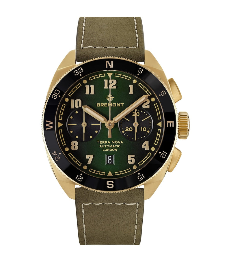 Bremont Bronze Terra Nova Chronograph watch 42.5mm (British brand)