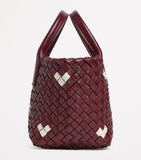 Bottega Veneta Mini Leather Cabat Tote Bag, imported from the UK
