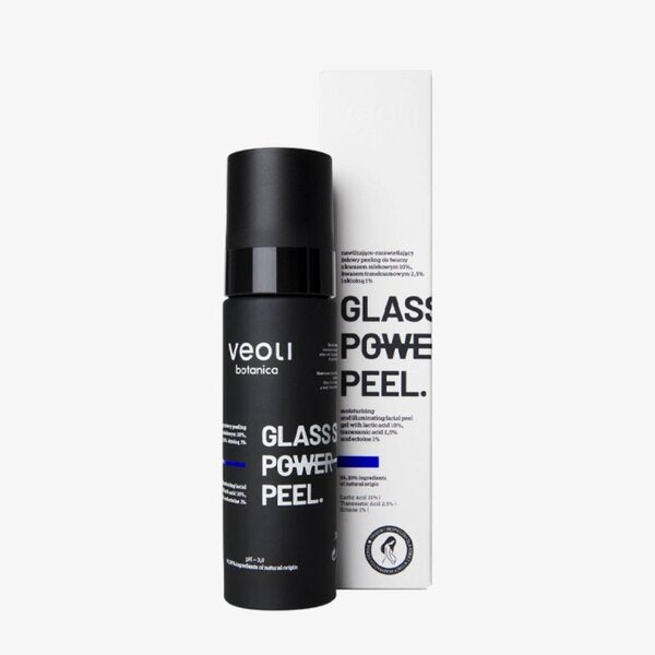 Veoli Botanica Glass Skin Power Peel 30ml, imported from the UK