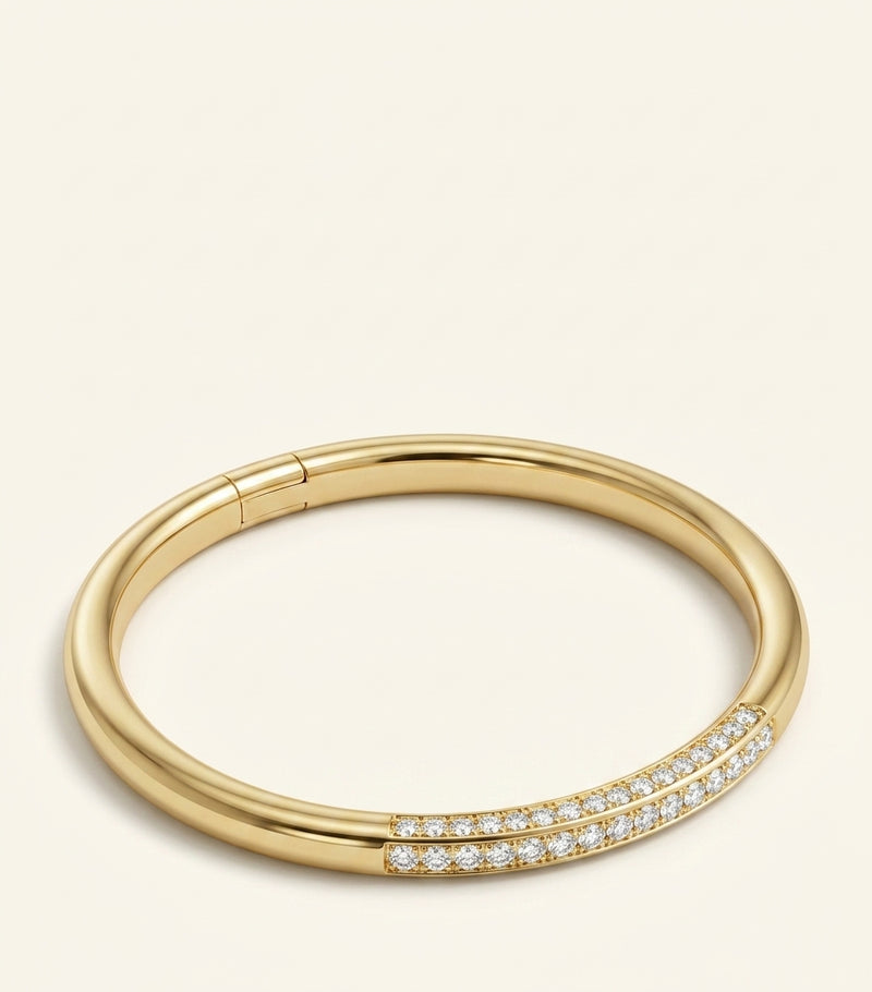 Cartier gult gull diamantarmbånd, britisk versjon