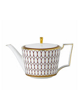 Harrods Wedgwood Renaissance Red Bone China Teapot 1L- Buy online at McGrocer