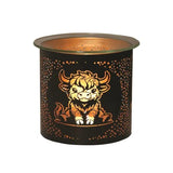 Superdrug Aroma Black Highland Cow 3 in 1 Tealight Holder Wax Melt Burner- Buy online at McGrocer