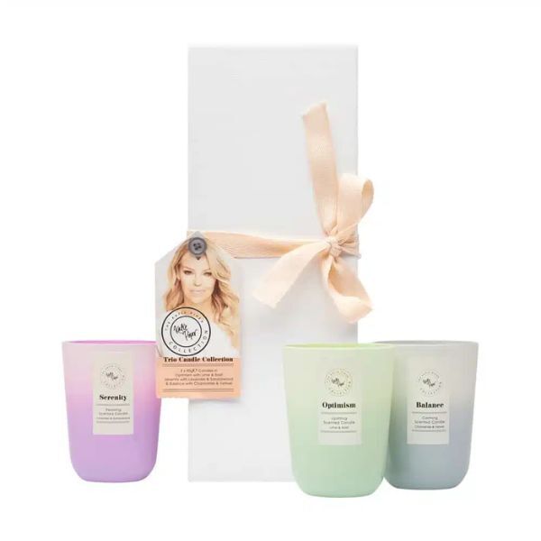 Katie Piper scented trio candles 3x90g (British brand)