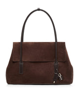 Harrods TOM FORD Large Suede Eclipse Shoulder Bag- Buy online at McGrocer