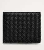 Bottega Veneta Intrecciato Leather bi-fold wallet, imported from the UK