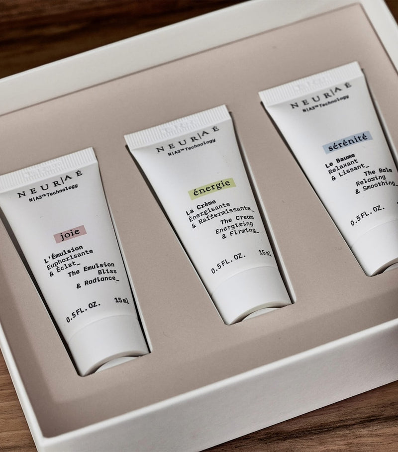 Neuraé Discovery Set 3x15ml skincare, imported from the UK