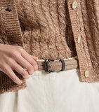 Brunello Cucinelli stretch-cotton braided belt - British product