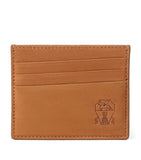 Brunello Cucinelli Nubuck Logo Card Holder in leather, UK version