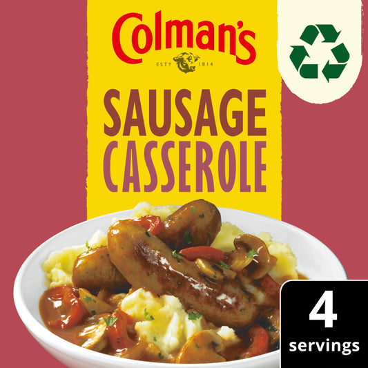 Colman's Recipe Mix Sausage Casserole 39g Price Lock Sainsburys   
