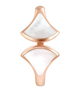 Harrods Bvlgari Divas' Dream Rose Gold and Mother-of-Pearl Ring- Buy online at McGrocer