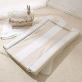Tiny Bed Company Hamptons baby changing mat Greige - British product