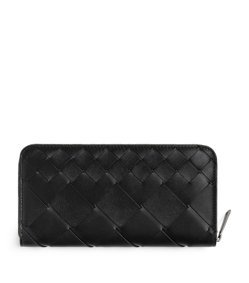 Bottega Veneta Intrecciato zip-around wallet, UK version