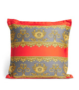 Harrods Versace Terry Satin I Love Baroque Sofa Cushion 45cm x 45cm- Buy online at McGrocer