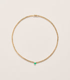 Anita Ko yellow gold and emerald choker 40.5cm, imported from the UK
