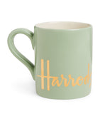 Harrods ceramic logo mug with gold foil - British product