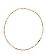 Harrods Suzanne Kalan Yellow Gold and Diamond Golden Tennis Necklace- Buy online at McGrocer
