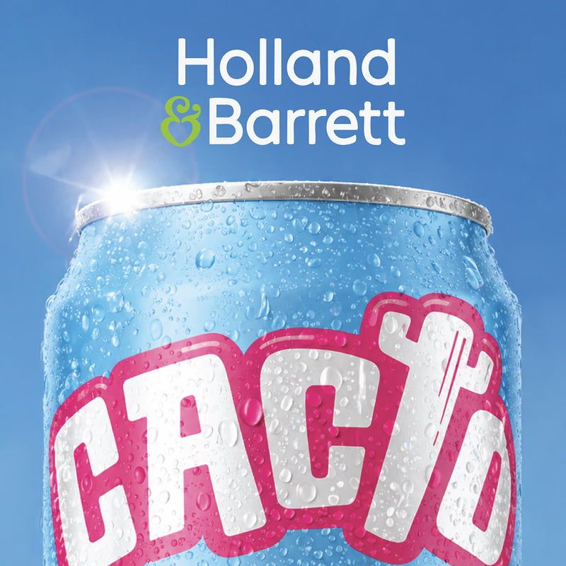 Cacto original prickly pear soda 330ml, imported from the UK