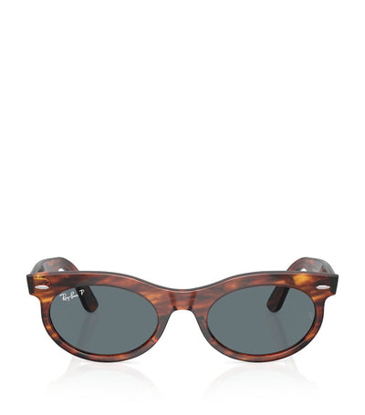 Harrods Ray-Ban RB2242 Wayfarer Oval Sunglasses- Buy online at McGrocer