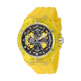 Invicta yellow racing watch for men (British brand)