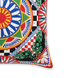 Dolce&Gabbana silk Carretto square cushion 45cm x 45cm - British product