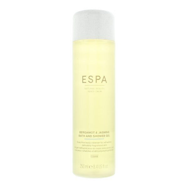 Espa Bergamot and Jasmine Bath and Shower Gel 250ml - British product