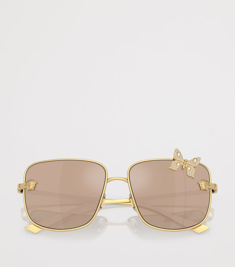 Versace square butterfly sunglasses (British brand)