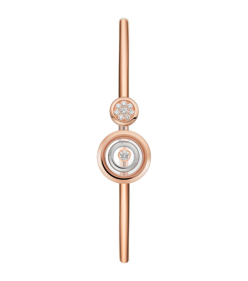 Chopard Small Rose Gold Diamond Happy Spirit Bangle, UK version