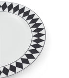 Prada chequerboard dinner plates 25cm, imported from the UK